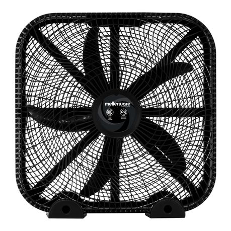 Mellerware Fan Floor 5 Blade Plastic Black 50cm 120W “Eolo”