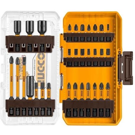 Ingco – Impact Screwdriver Bits Set – 31Pieces