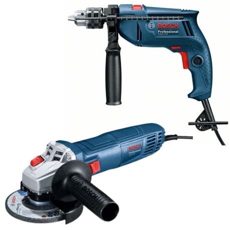 Bosch – Impact Drill (GSB 570) With Angle Grinder (GWS 700)