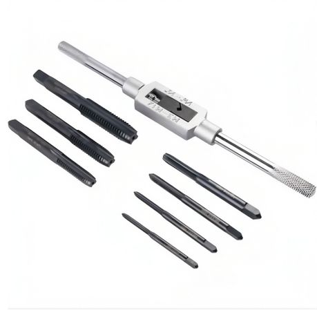 Tork Craft – HSS Tap and Tap Wrench Set -M3-m12