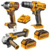 Ingco – Cordless Impact Wrench (500NM), Angle Grinder & Cordless Drill Kit Ingco – Cordless Impact Wrench (500NM), Angle Grinder & Cordless Drill Kit