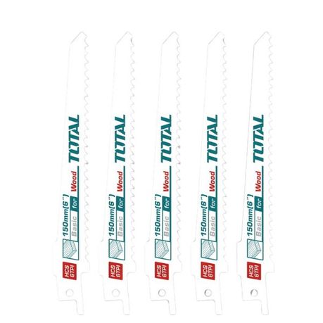 Total Tools – Reciprocating Saw Blades for Wood 150mm (6″)