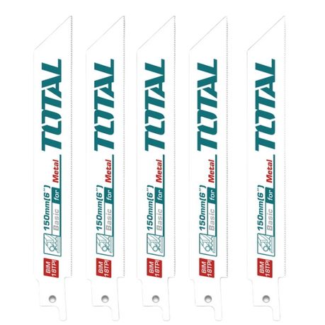 Total Tools – Reciprocating Saw Blades for Metal 150mm (6″)