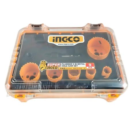Ingco – Plumber’s Bi-Metal Hole Saw Set – 9 Pieces