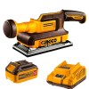 Ingco – Cordless Finishing Sander 20V with 4.0Ah Battery and Charger Ingco – Cordless Finishing Sander 20V with 4.0Ah Battery and Charger