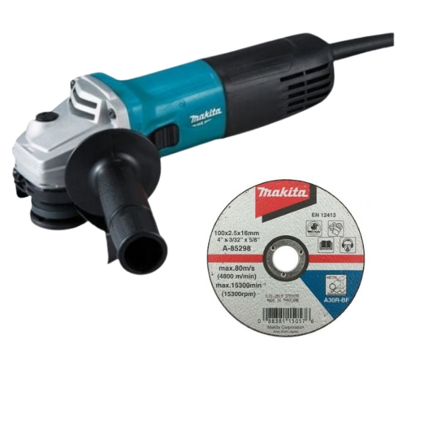 Makita – Angle Grinder M9507B 115mm 720W with 50 x Metal Cutting Discs