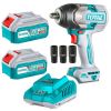 Total Tools – Cordless Impact Wrench (850N) with Batteries (4Ah) & Charger Total Tools – Cordless Impact Wrench (850N) with Batteries (4Ah) & Charger