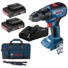 Bosch – Cordless Impact Drill (18V) with 2x Battery 2Ah, Charger & Toolbag Bosch – Cordless Impact Drill (18V) with 2x Battery 2Ah, Charger & Toolbag