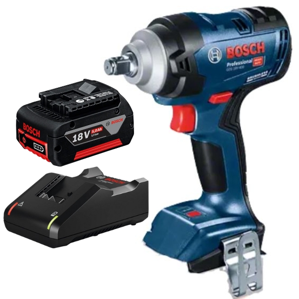 Bosch – Cordless Professional Impact Wrench with 5Ah Battery & Charger
