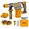 Ingco – Cordless Brushless Rotary Hammer (SDS + 4.5J Impact) Kit Combo Ingco – Cordless Brushless Rotary Hammer (SDS + 4.5J Impact) Kit Combo