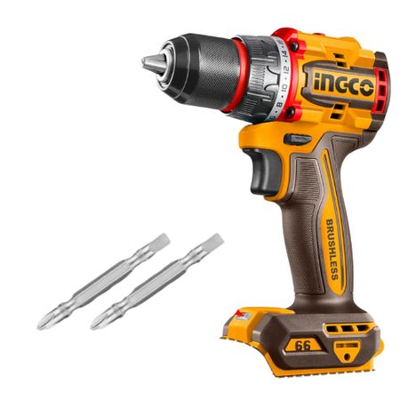 Ingco – Brushless Compact Drill 66NM – Unit Only