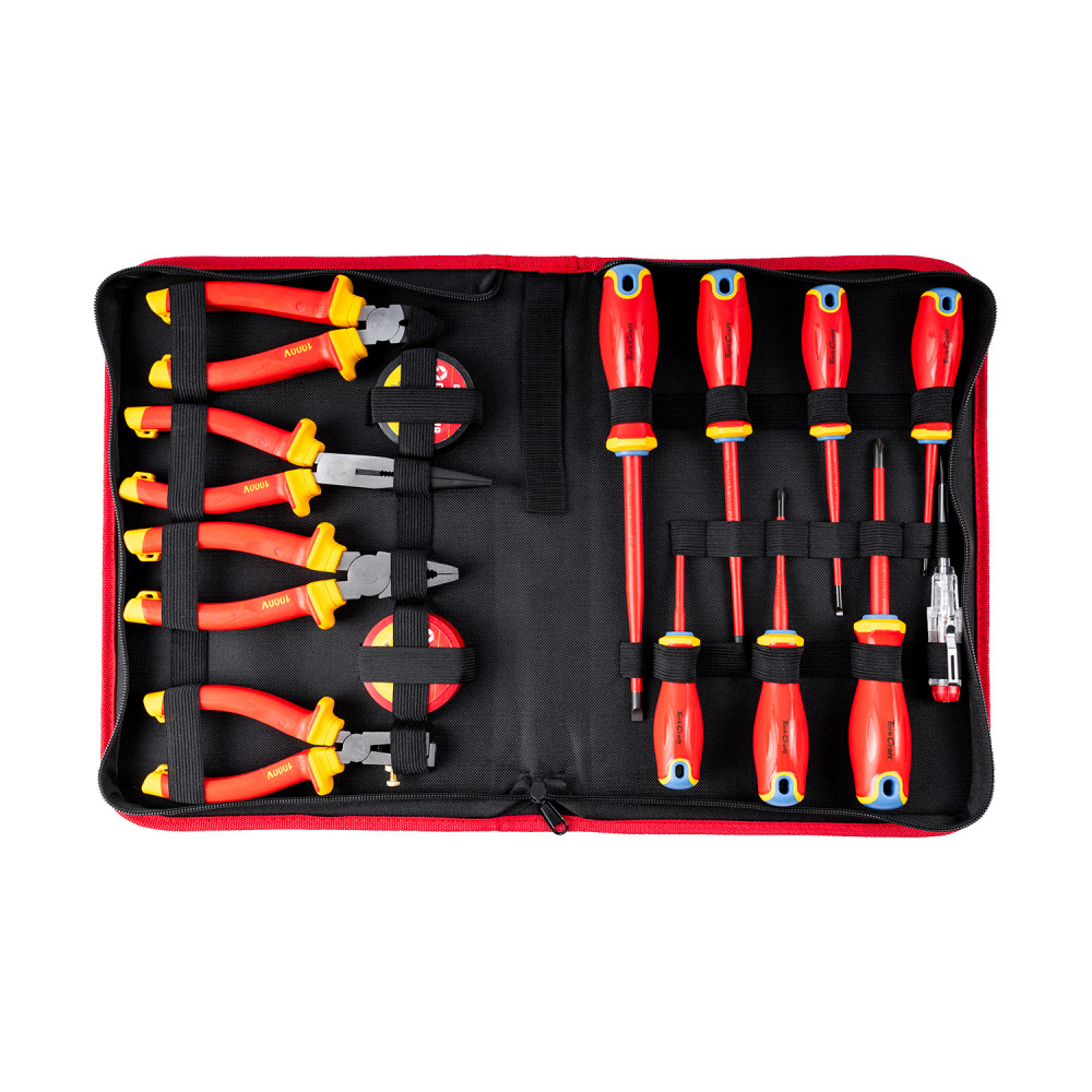 Tork Craft – Electrician Insulated VDE Hand Tool Set – 14Piece