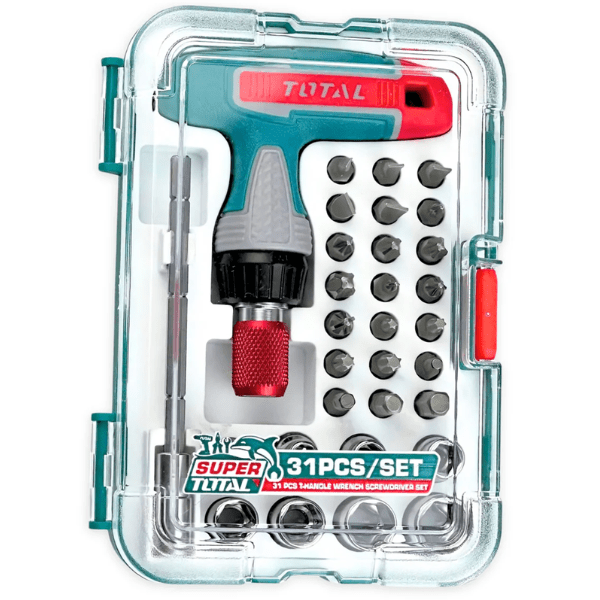 T- Handle Wrench Screwdriver Set – 31 Pieces