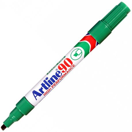 Artline – EK 90 Chisel Point Permanent Marker 2.5mm (Green) – Pack of 12