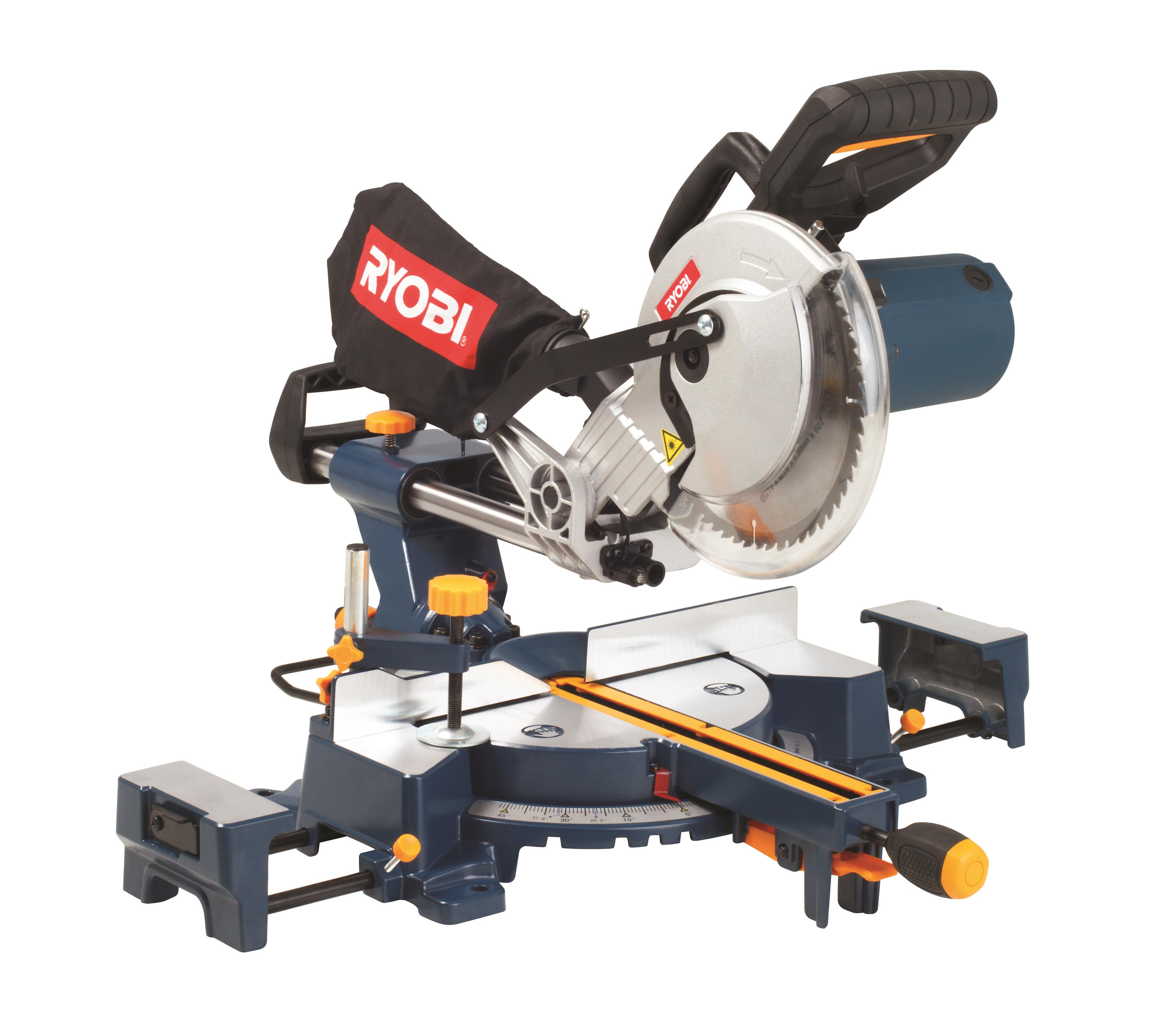 Ryobi – Sliding Compound Mitre Saw – 210Mm