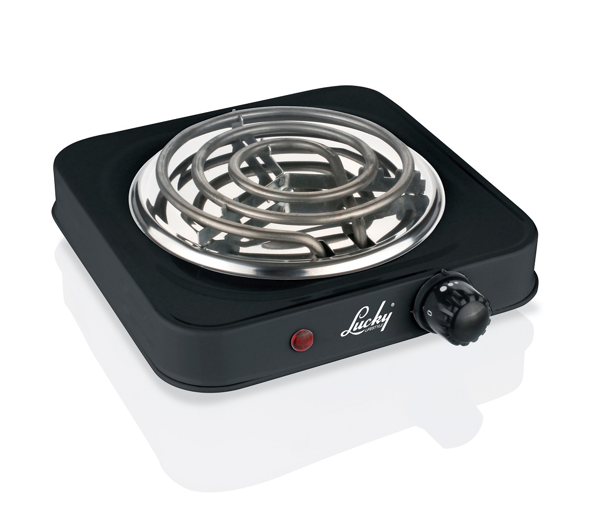 Lucky – Single Hotplate Stove – Black