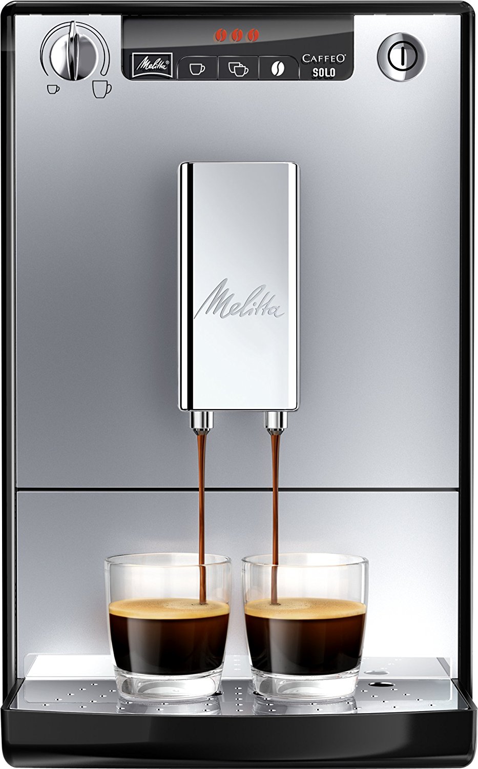 Melitta – Caffeo Solo Automatic Coffee Machine – Silver