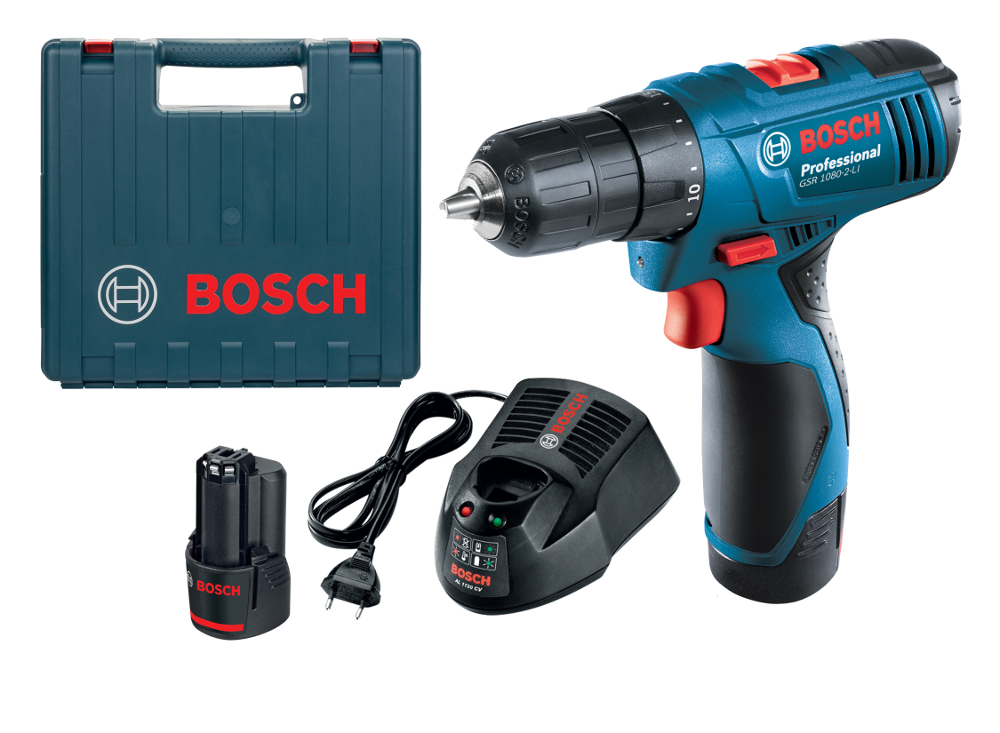 Bosch – GSR 1080-2-Li-2 Drill Driver