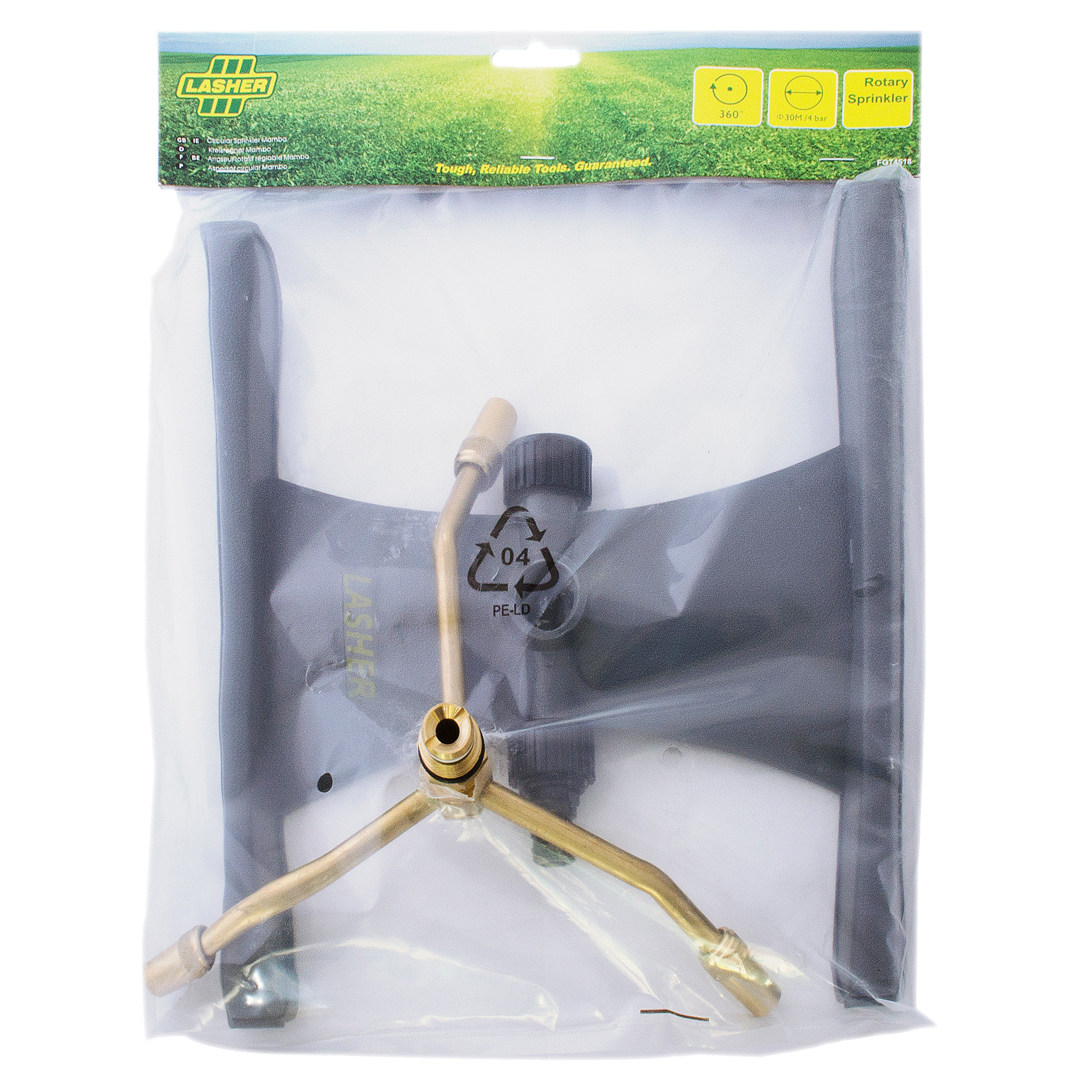 Lasher – Hose Fitting Rotary 3 Arm Sprinkler