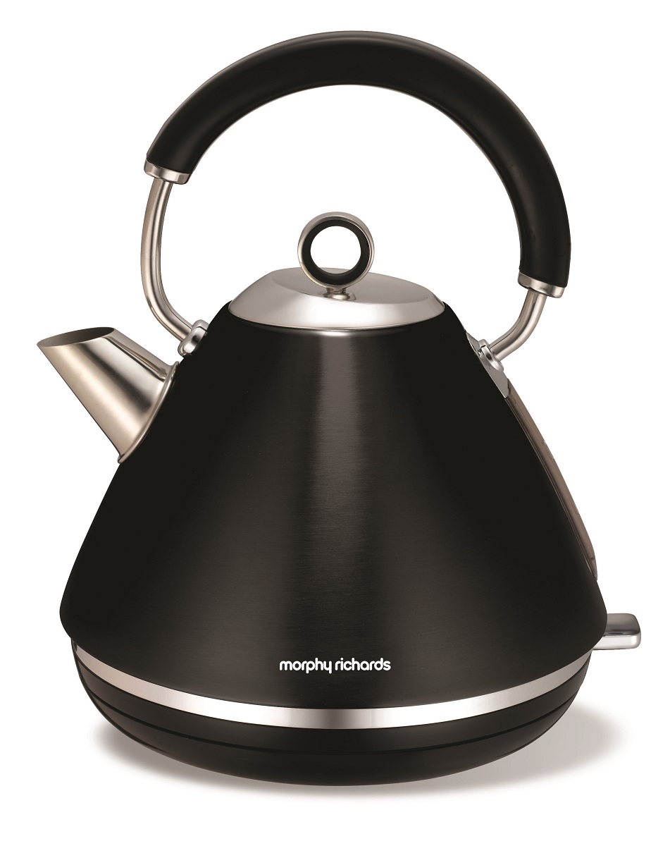 Morphy Richards – 1.5 Litre Metallic Accents Cordless Kettle – Black