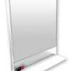 Wildberry – Bathroom Mirror and Shelf – White Wildberry – Bathroom Mirror and Shelf – White
