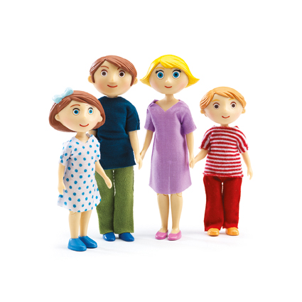 Djeco Doll House The Family of Gaspard & Romy Playset