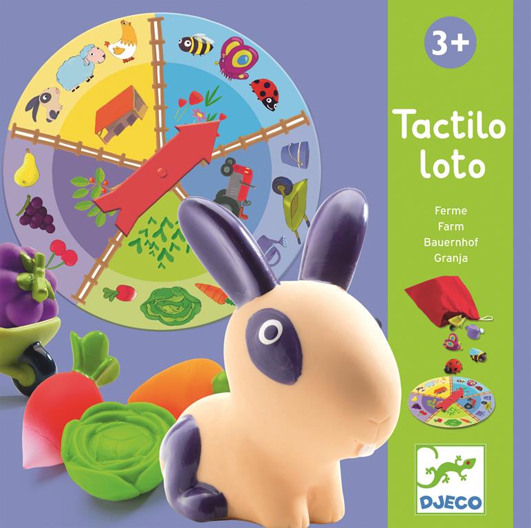 Djeco Games – Tactilo Loto Farm