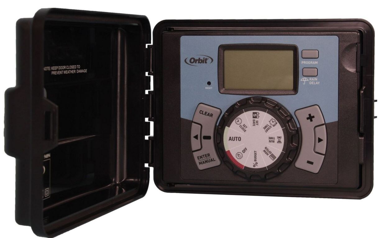 Orbit – Water Controller Outdoor 6 Station – Black
