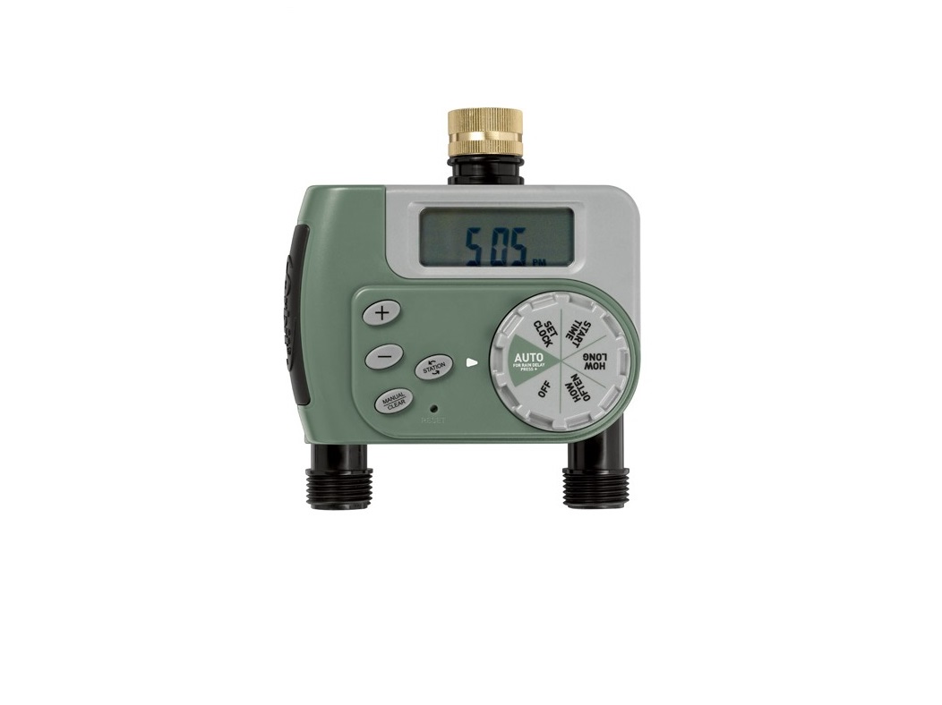 Orbit – Buddy 2 Tap Double Port Timer – Grey