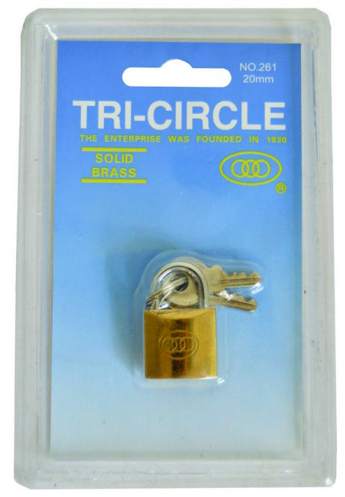 Moto-Quip – 20mm Tri Circle Standard Padlock