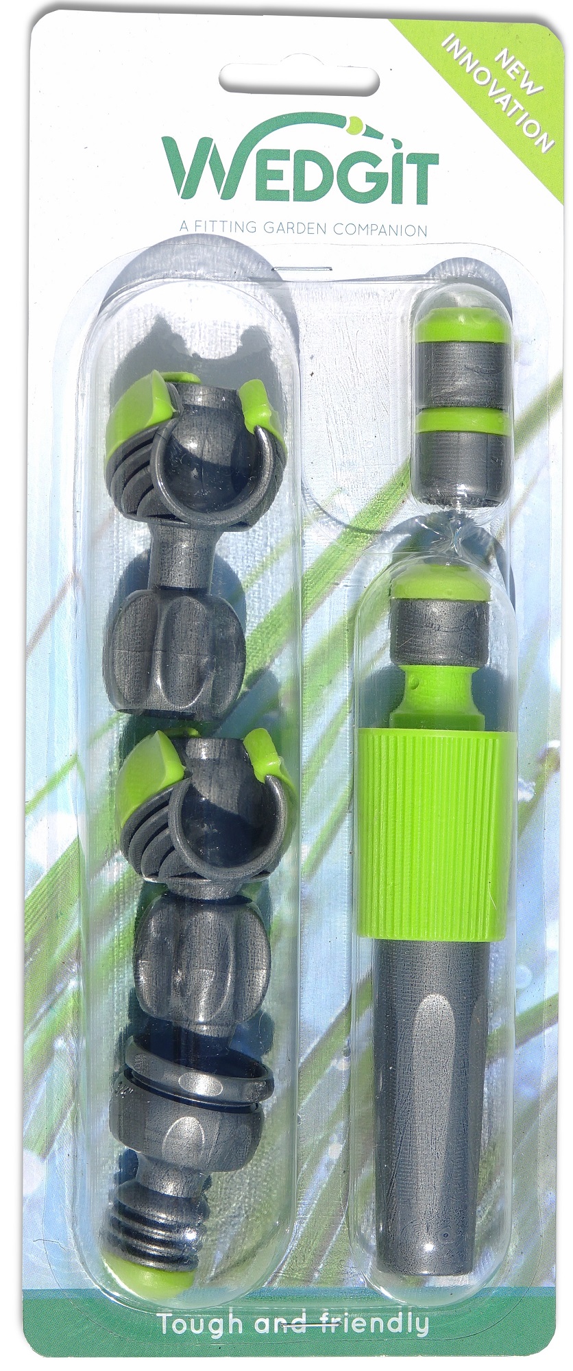 WEDGIT Tough Garden Hose Connector Starter Set for 13mm (1/2″) Hose
