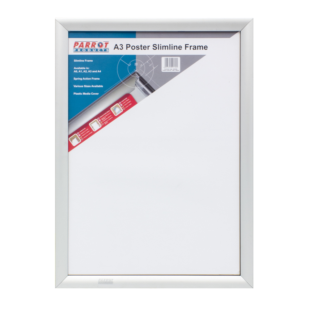 Parrot Poster Frame Econo – Aluminium with Mitred Corners – A3