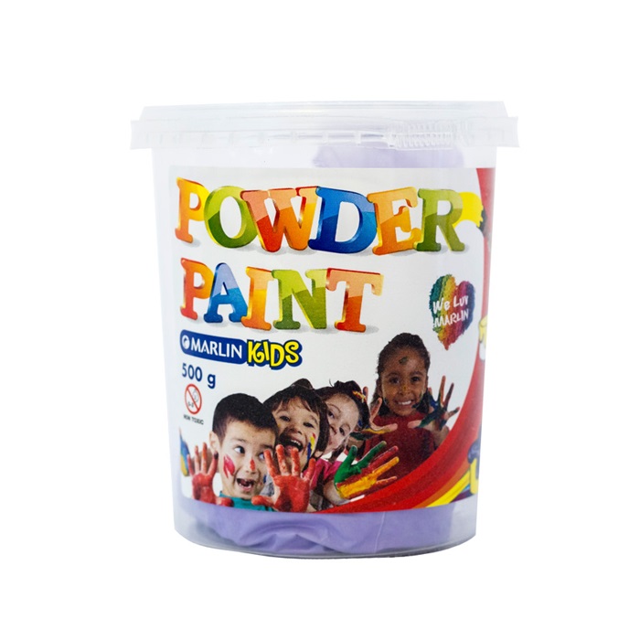 Marlin Kids Powder Paint 500g Bucket – White