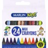 Marlin Kids 24 8mm Wax Crayons Marlin Kids 24 8mm Wax Crayons