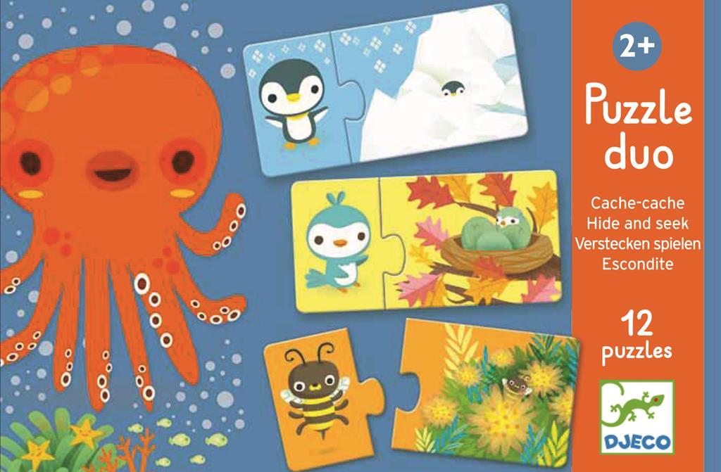 Djeco Duo Puzzle – Hide & Seek