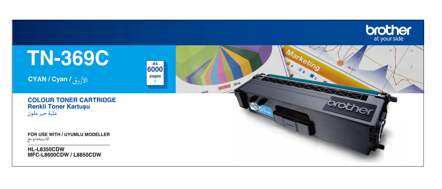 Brother TN-369C Cyan Laser Toner