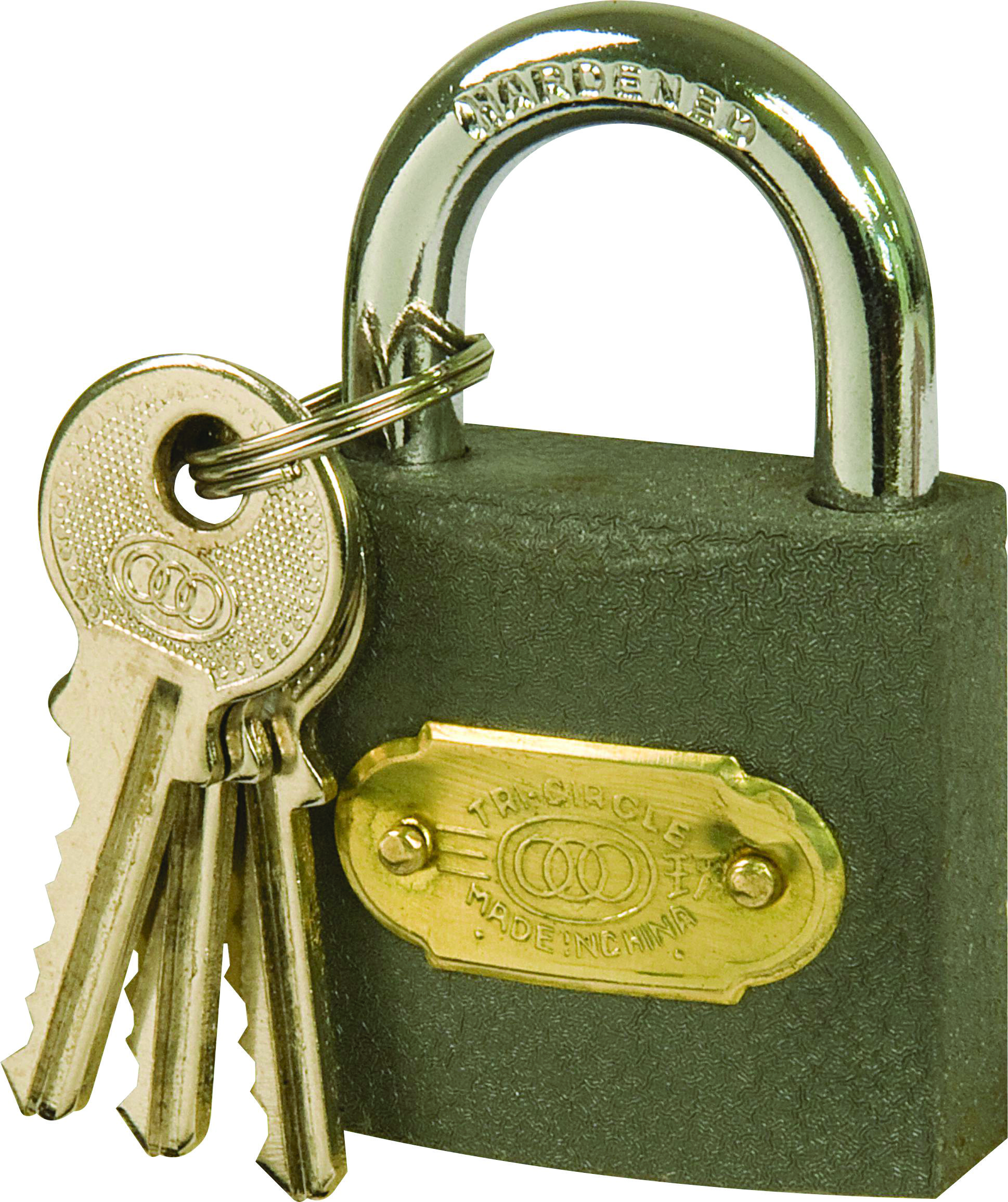 Moto-Quip – Tri Circle Iron Standard Padlock – 3.8cm