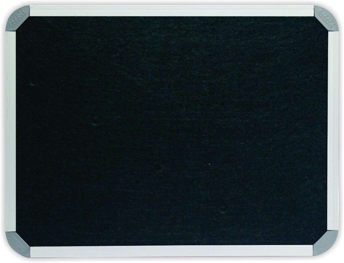 Parrot Notice Board – Info Board Aluminium Frame (1200 x 1000mm) – Black