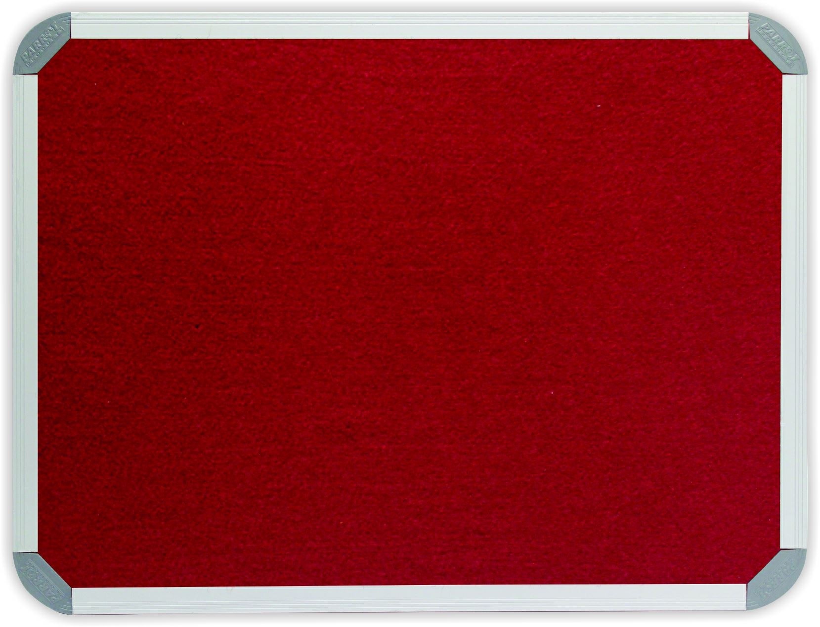 Parrot Notice Board – Info Board Aluminium Frame (1200 x 1000mm) – Burgundy