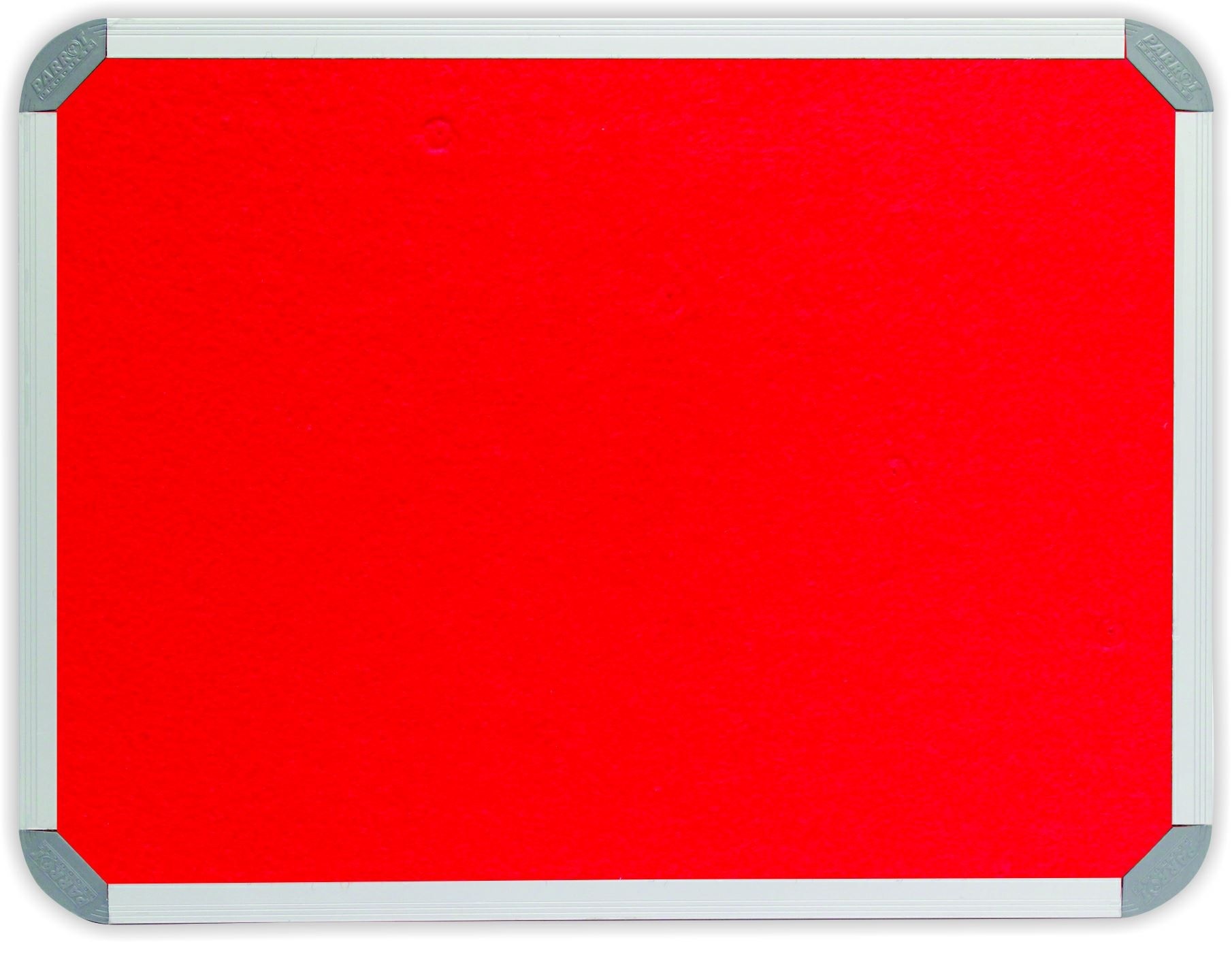 Parrot Info Board Aluminium Frame – Red Felt (1200 x 1200mm)