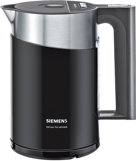 Siemens – 1.5 Litre Sensor for Senses Cordless Water Kettle – Black