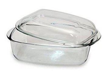 Pyrex – Essentials Glass Rectangular Casseroles Sleeve Version With Lid – 4