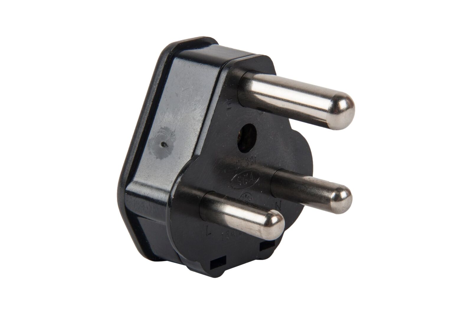 Nexus – Plug Top 16A Solid Brass 16A – Black