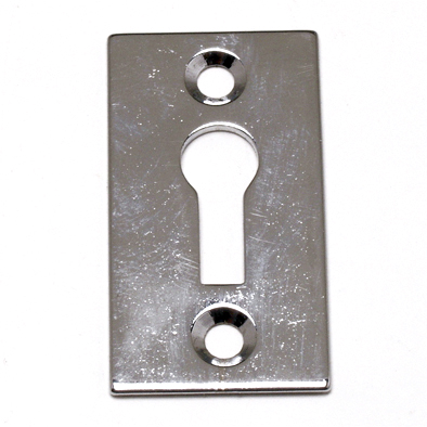 Escutcheon Oblong/Flat Cp 35mmx19mm #91