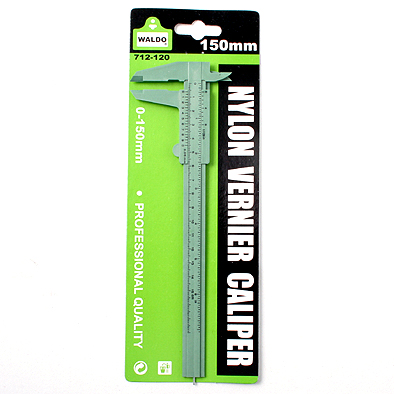 Caliper Vernier Nylon 150mm Carded