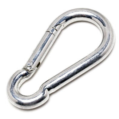 Shackle Spring Link Nickle Plated 6mmx60mm
