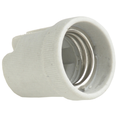 Lamp Holder Porcelain O/S Un-Skirted ES