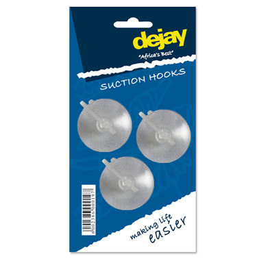 Hook Suction Clear 3/Card Dejay #A19