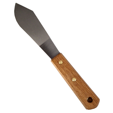 Putty Knife Clipped-Blade-Wood Hnd.Waldo