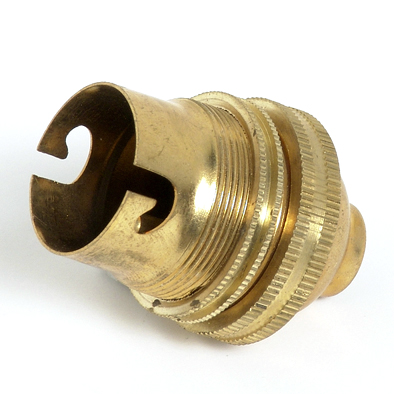 Lamp Holder Brass 10mm BC